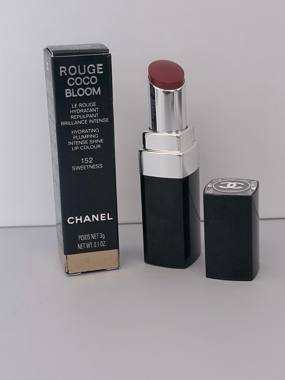 Chanel Rouge Coco Bloom Lipstick 152 Sweetness BNIB Hydrating Lip Color